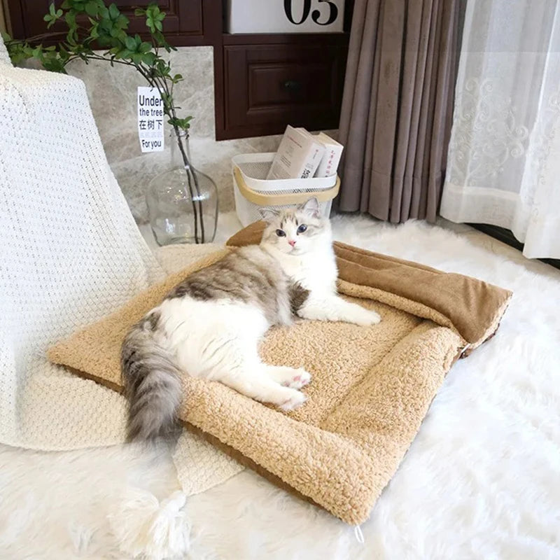 Cozy Winter Pet Bed