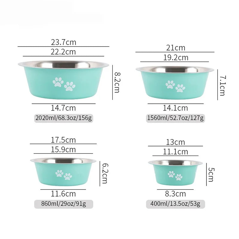 Non-slip Dog Bowls