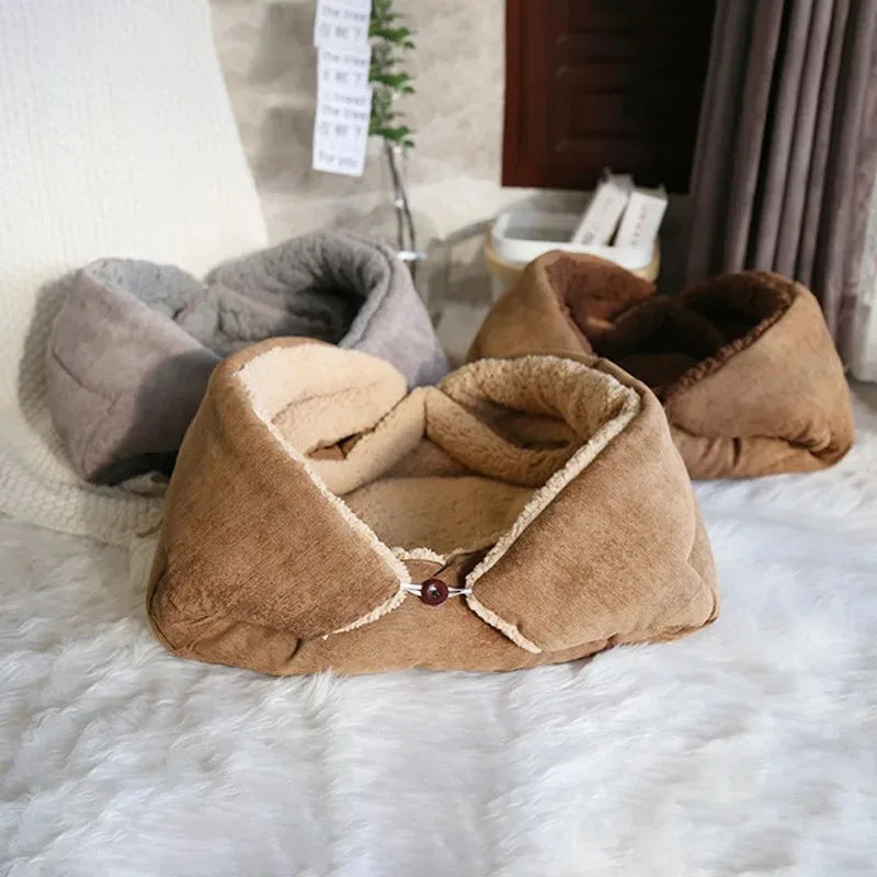 Cozy Winter Pet Bed