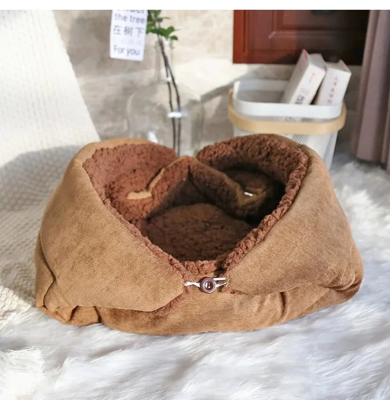 Cozy Winter Pet Bed