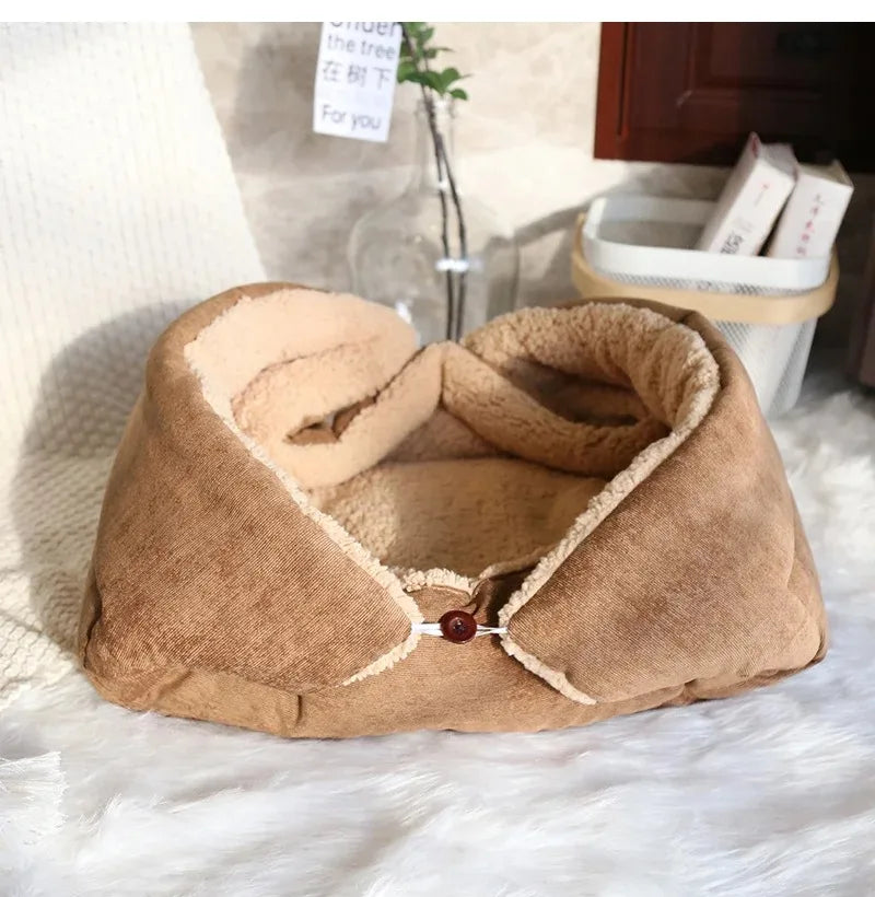 Cozy Winter Pet Bed