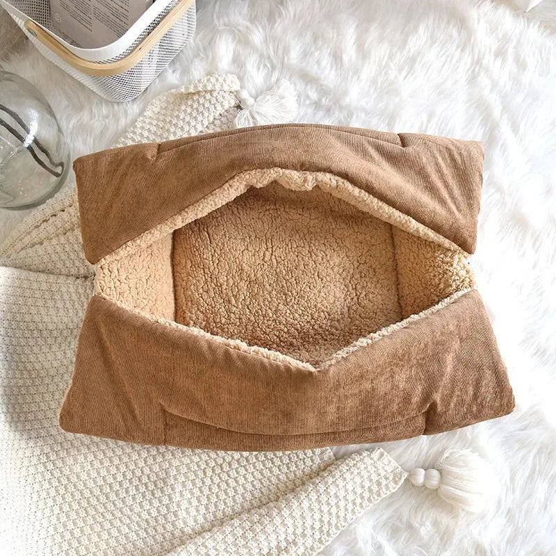 Cozy Winter Pet Bed