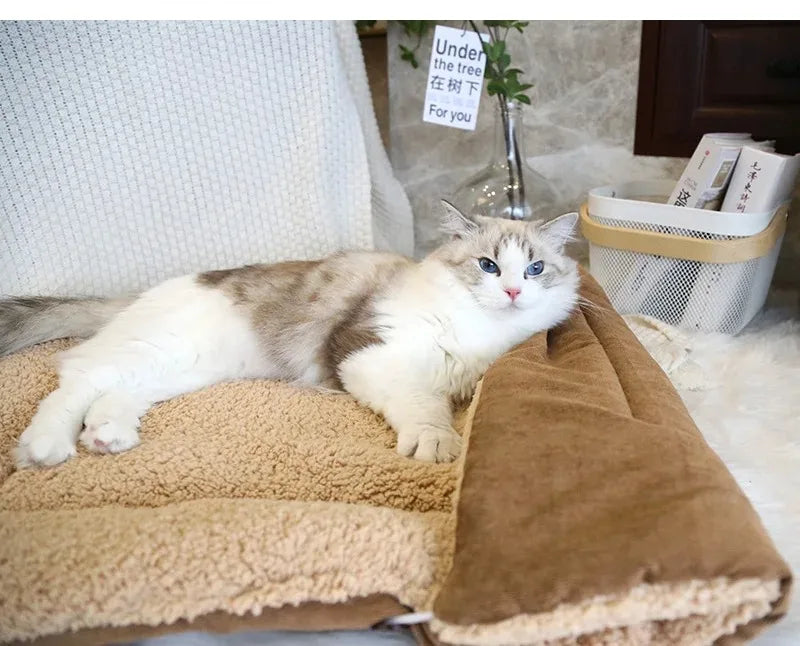 Cozy Winter Pet Bed