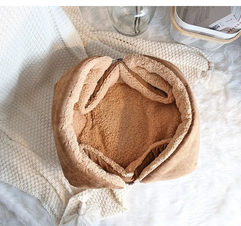 Cozy Winter Pet Bed