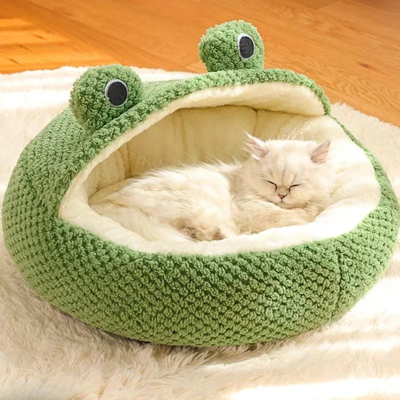 Cartoon Frog Mat Winter Bed