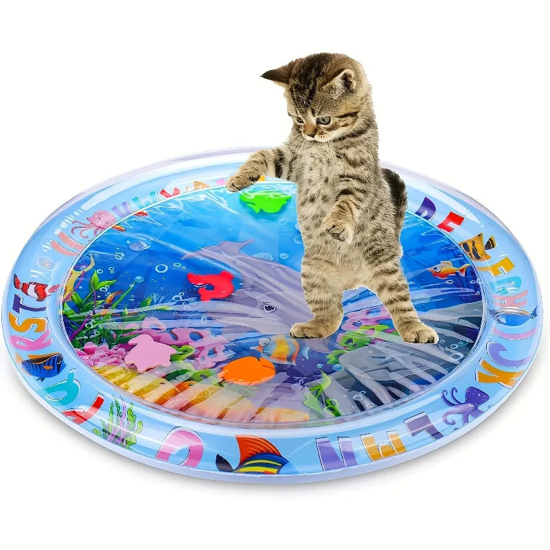 Ocean Splash Cat Mat