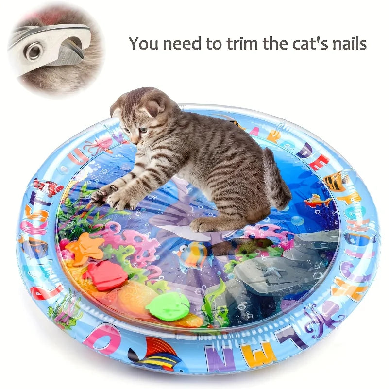 Ocean Splash Cat Mat